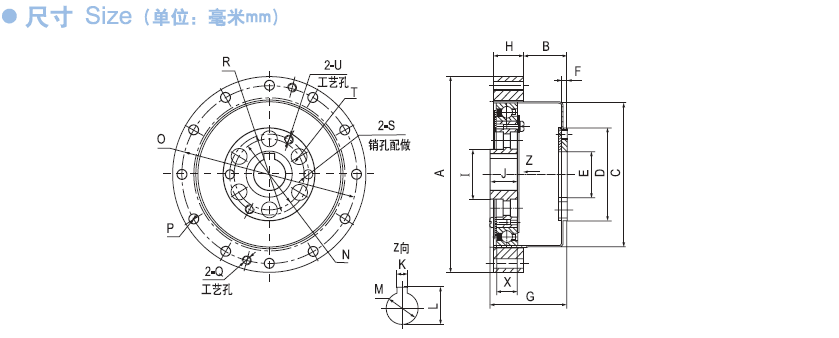 YCSF-II扁平型標(biāo)準(zhǔn)諧波減速機(jī)組件